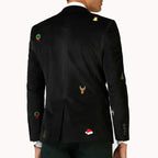 Mens Christmas Blazer Black