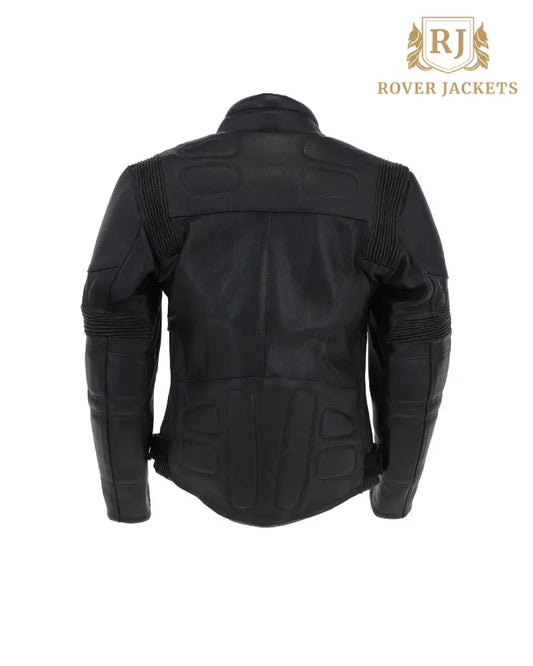 Mens Giovanny Fashion Cowhide Black Leather Jacket