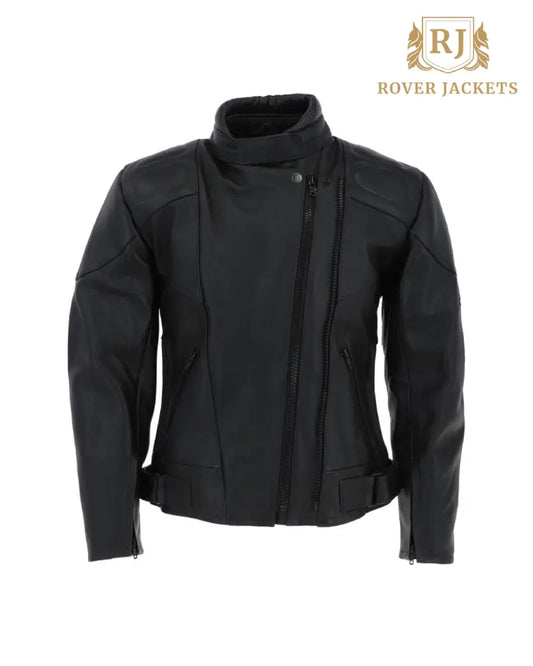 Mens Giovanny Fashion Cowhide Black Leather Jacket