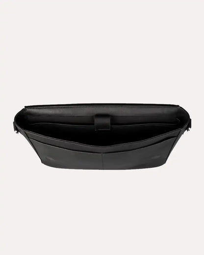 Mens Leather Messenger Bag Black