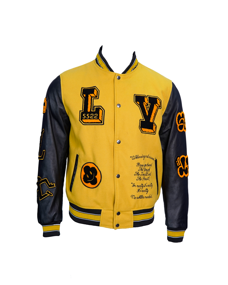 Mens Yellow Varsity Jacket Louis Vuitton