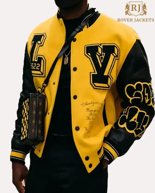 Mens Louis Vuitton Yellow Jacket