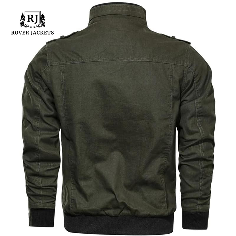 Mens Six Pocket Army Green G4 Bomber jacket