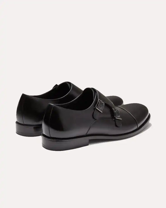 Monk Strap Black Shoes Balmoral