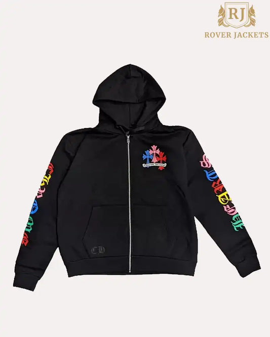 Multi Color Cross Cemetery Hoodie Chrome Hearts