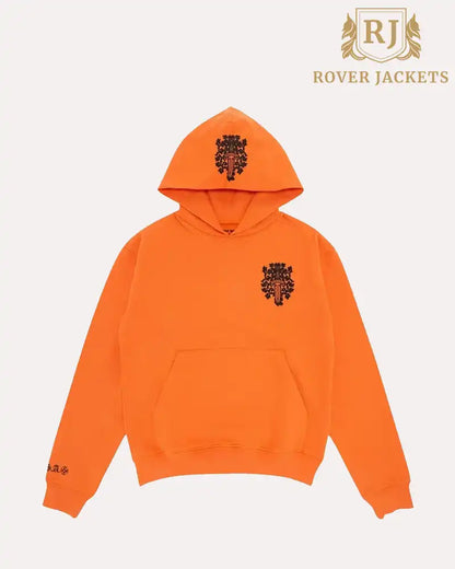 Orange Chrome Hearts Vine Dagger Hoodie