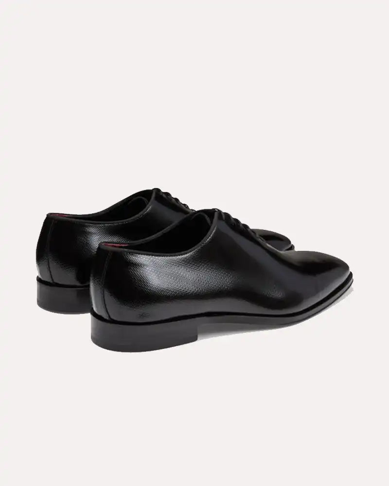 Oxford Black Shoes Hammond Patent