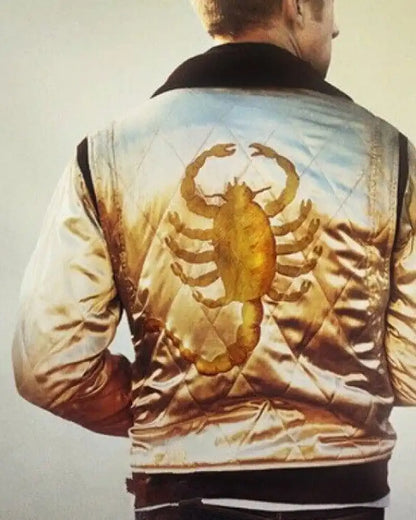 Ryan Gosling Drive Jacket Scorpion White