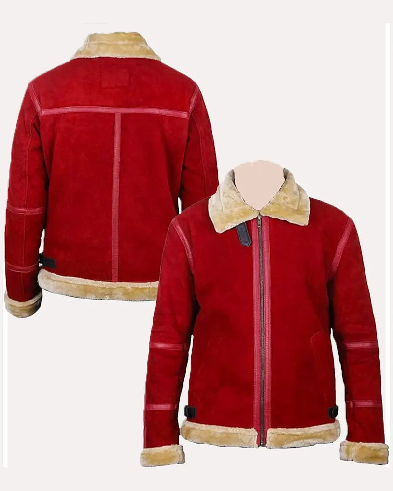 Ryan Reynolds Spirited Jacket | Red Santa Costume – Rover Jackets