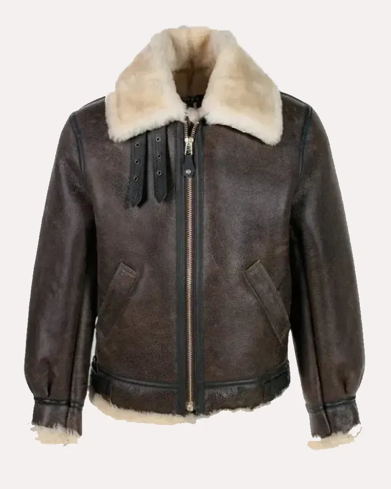 Resident Evil 4 Brown Leather Leon Kennedy Jacket