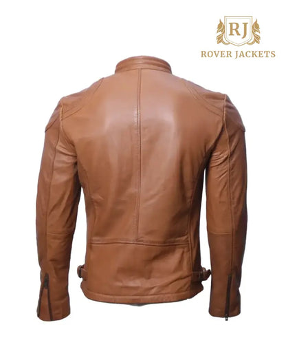 Men's Brown Leather Jacket – Stylish and Durable Biker Outerwear