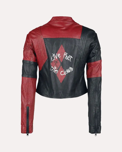 Suicide Squad Harley Quinn Live Fast Die Clown Jackets