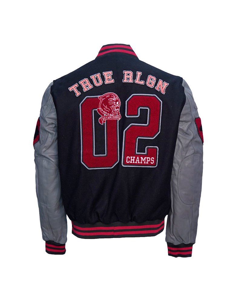True religion 2025 black leather jacket