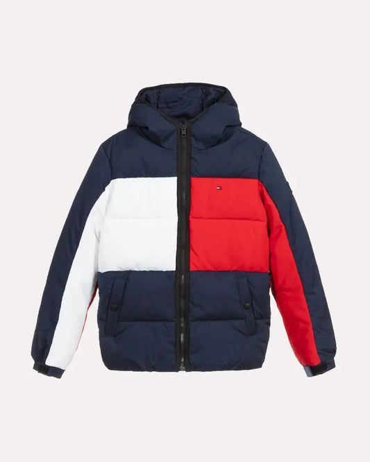 Teen Blue Logo Down Bubble Tommy Hilfiger Puffer Jacket