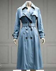 Trench coat in delon monogram