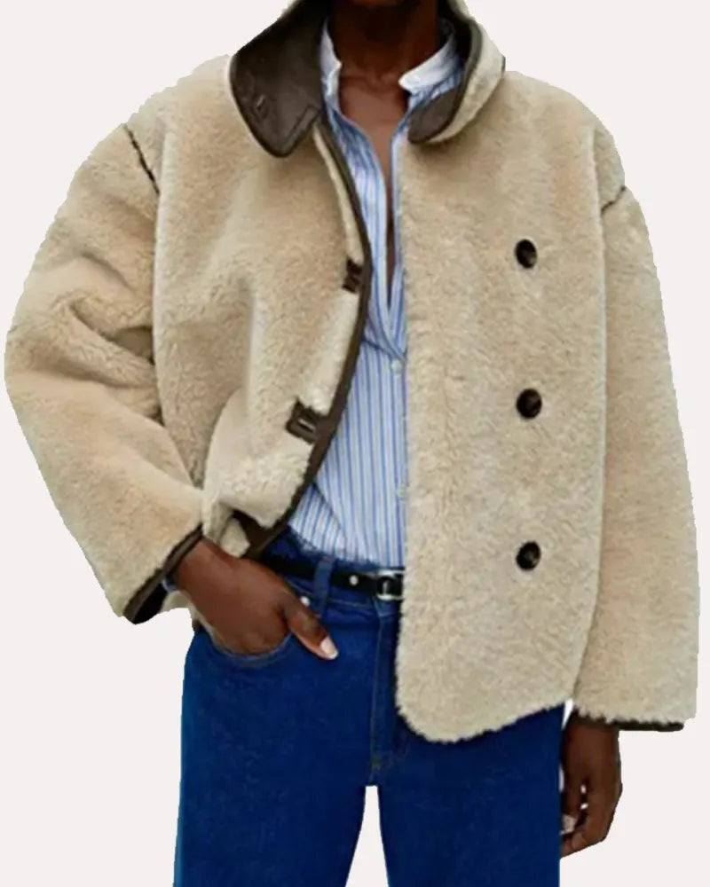 Trendy Arket Faux Fur Jacket
