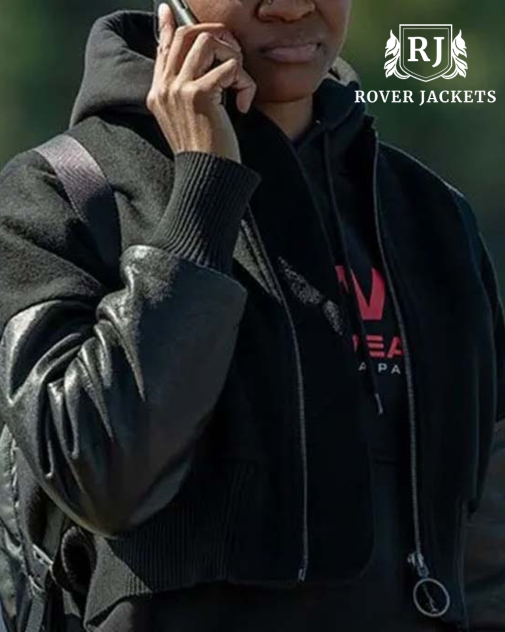 Charmaine Hightown S02 Imani Lewis Black Leather Jacket