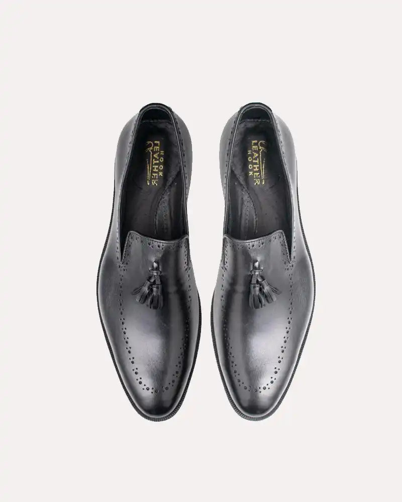 Tussle Dot Loafer Black