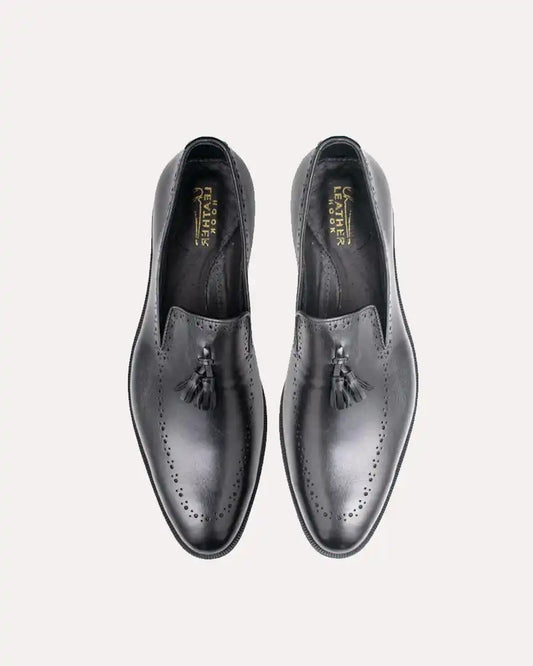 Tussle Dot Loafer Black