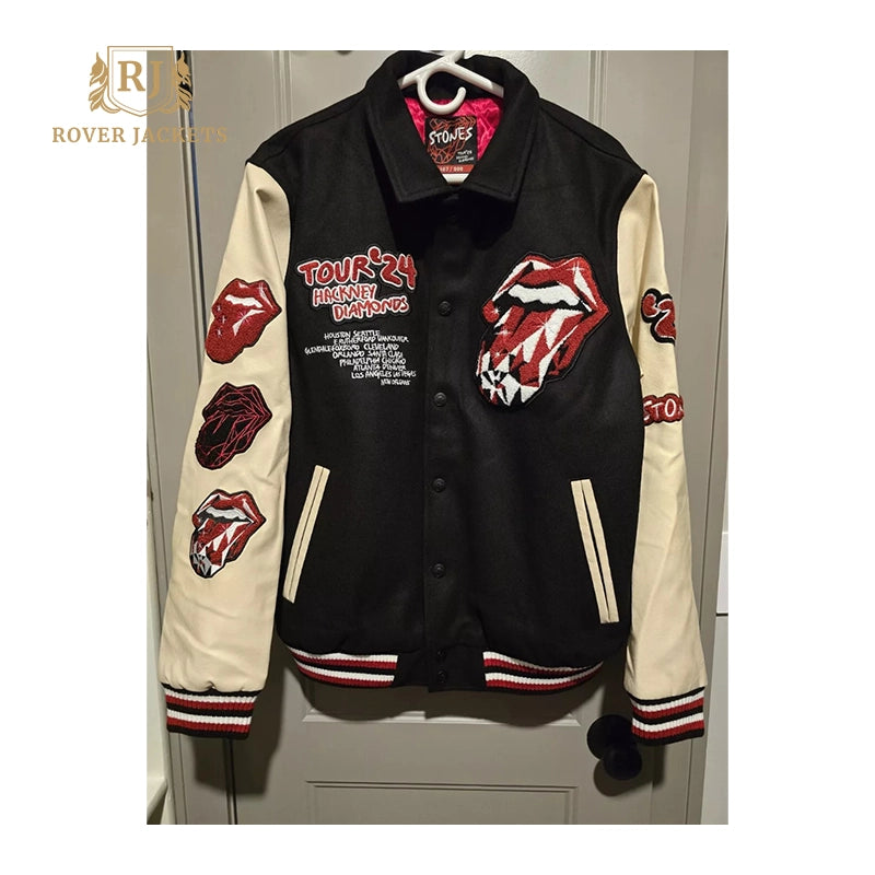 Stones Hackney Diamonds Tour '24 Varsity Jacket