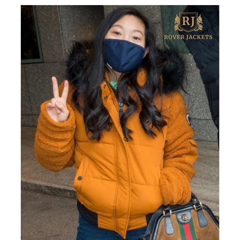 Shang Chi Inspired Orange Fur Hooded Jacket