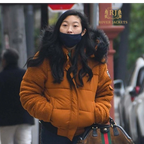 Shang Chi Inspired Orange Fur Hooded Jacket