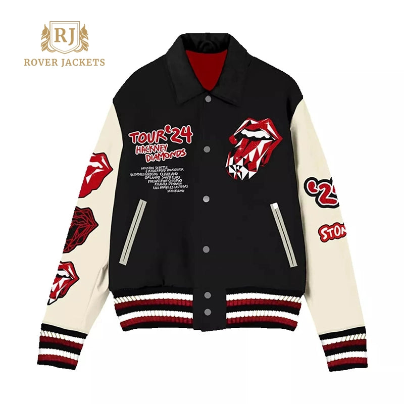 Stones Hackney Diamonds Tour '24 Varsity Jacket