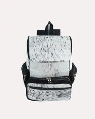 White Black Fur Cowhide Bag