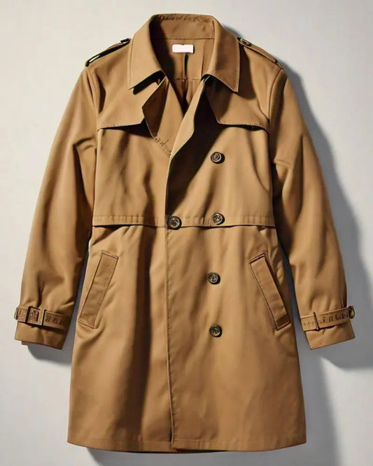 Women's City Rain Trench Coat Long  Jacket