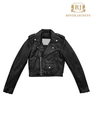 Women's Imogen Motorcycle Black Leather Jacket