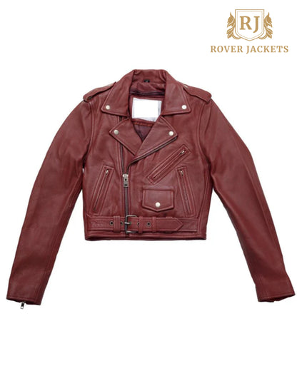 Women's Katy Oxblood Leather Jacket