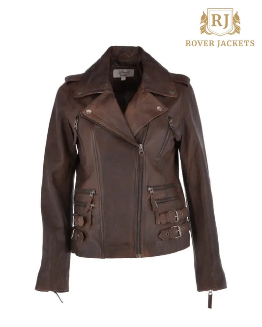 Women's Ruby Timber Leather Jacket