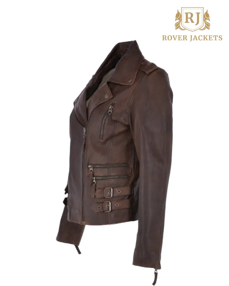 Women's Ruby Timber Leather Jacket