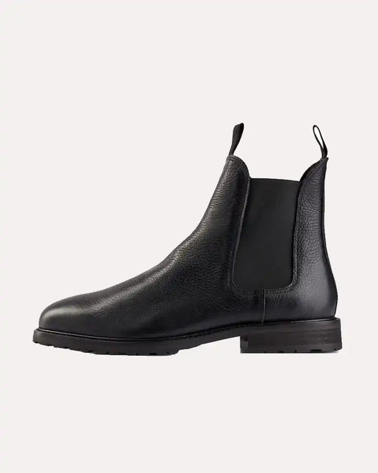 York Chelsea Boot Leather Black