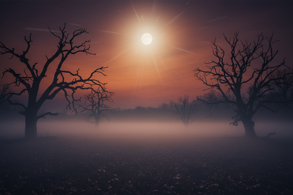 background for haloween promo for leather jackets 