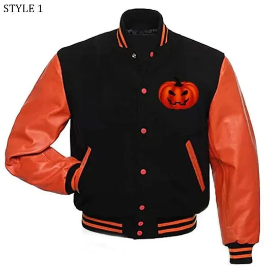 Varsity „Happy Halloween“-Jacke