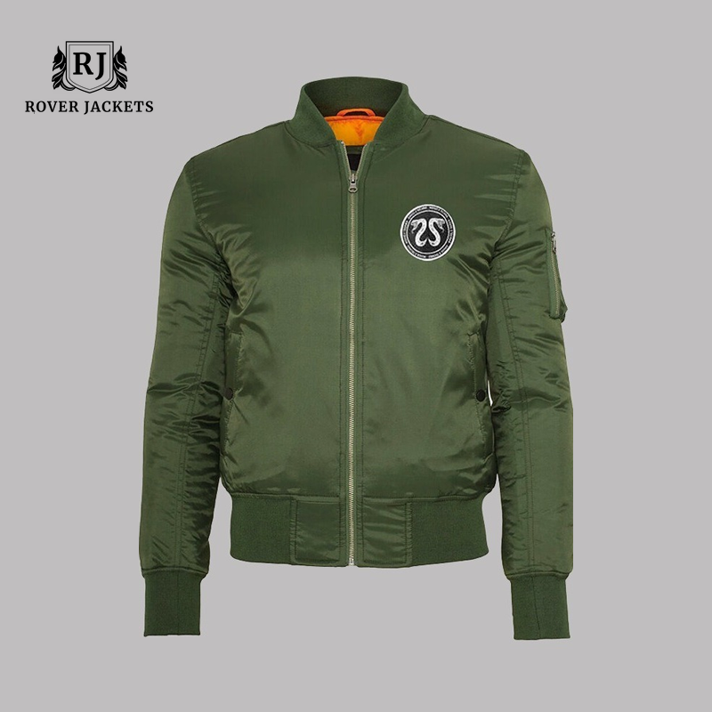 Men’s Green Bomber Jacket – Stylish & Durable Outerwear