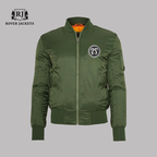 Men’s Green Bomber Jacket – Stylish & Durable Outerwear