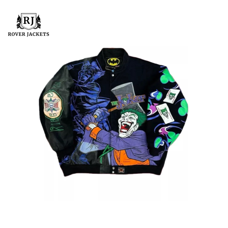 Men’s Joker Varsity Jacket – Bold & Iconic Streetwear