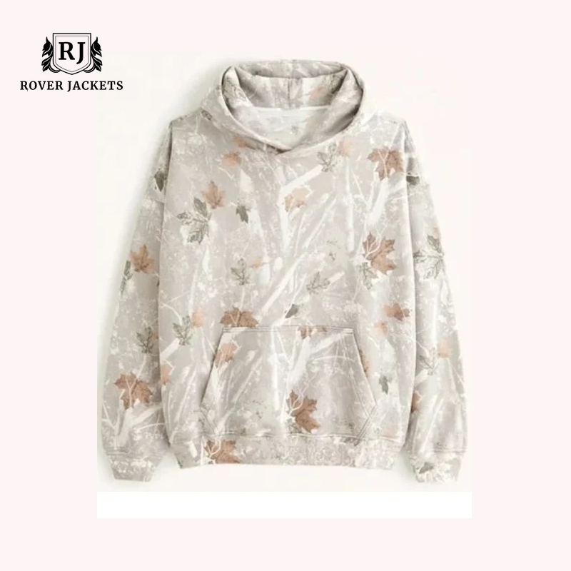 Men’s Camouflage Hooded Sweatshirt – Cozy & Stylish Pullover