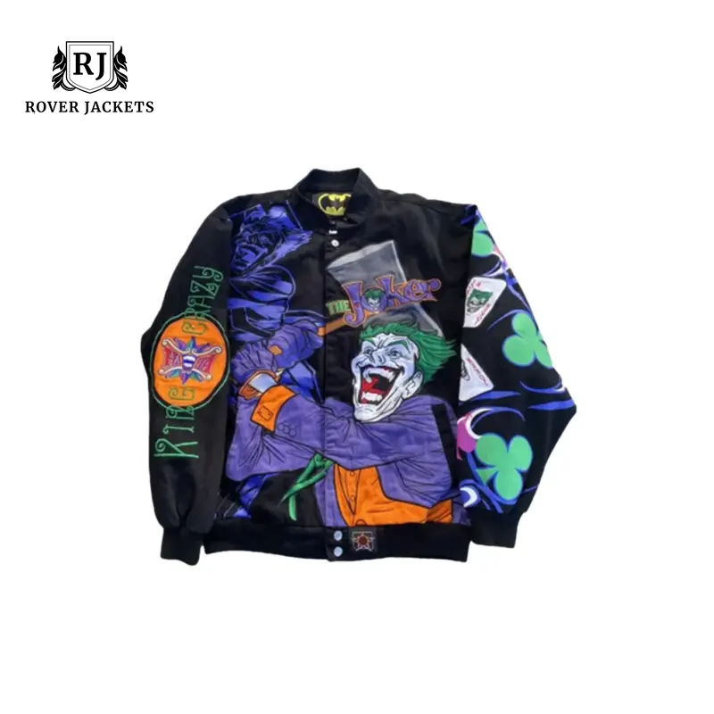 Men’s Joker Varsity Jacket – Bold & Iconic Streetwear