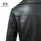 Women's Black Leather Biker Jacket