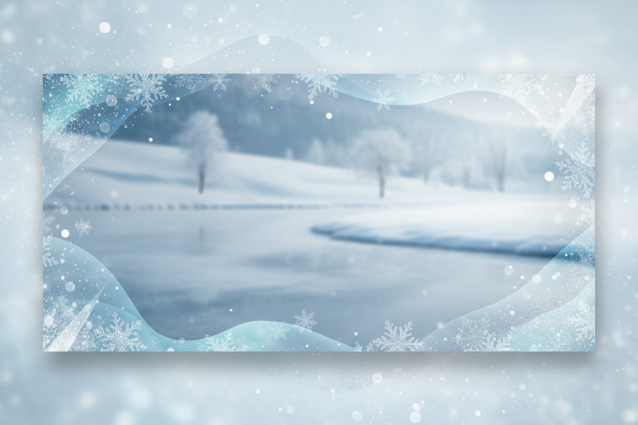 Winter refresh sale background image 